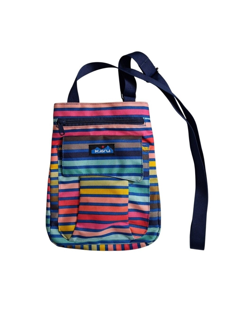 KAVU For Keeps Crossbody Bag Striped Colorful
